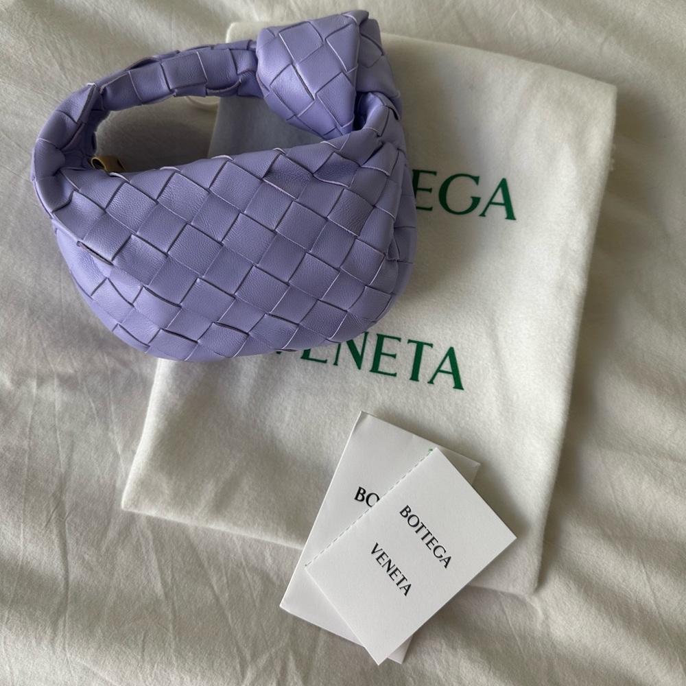 Bottega veneta BV CANDY size Jodie bag in Wisteria/gold